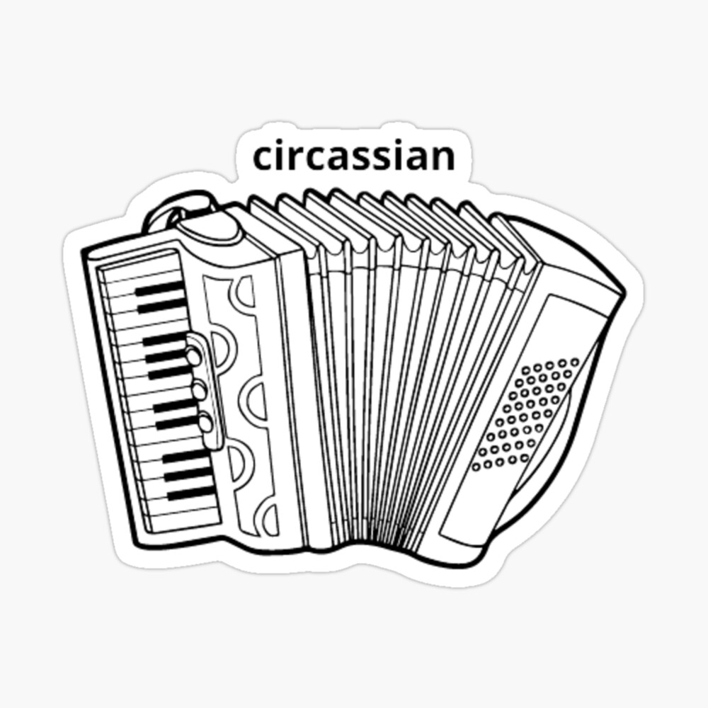 logo accordion adiga circassian 