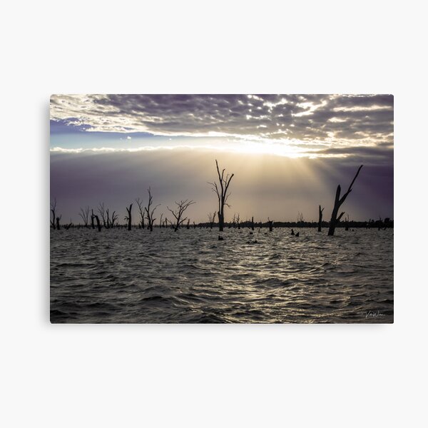 "Lake Mulwala, Yarrawonga, Victoria, Australia." Canvas Print for Sale