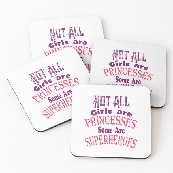 Item preview, Not All Girls are Princesses Some are Superheroes designed and sold by AMZIL-ZA.