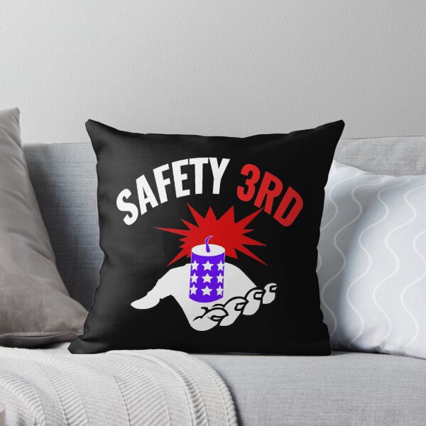 Item preview, fireworks Safety Third shirt, safety third mask, safety third sticker designed and sold by AMZBlacKStore.