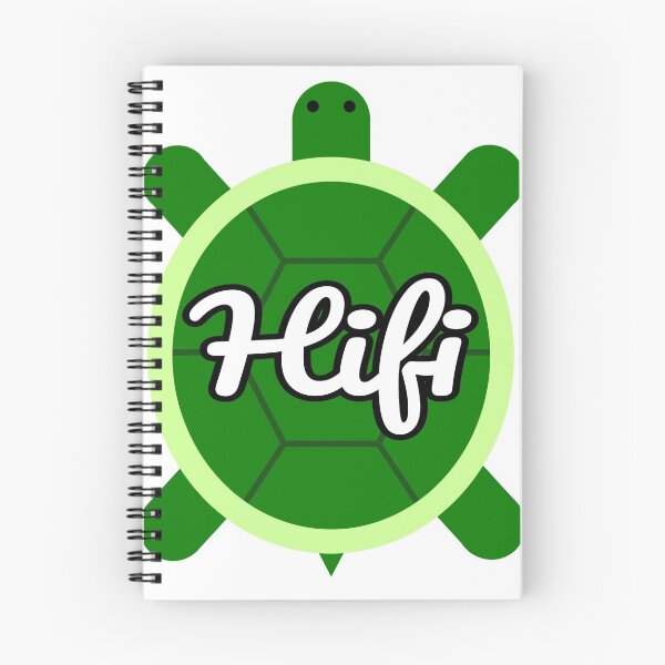 Artikelvorschau, Hifi Turtle Modern (weißer Text) entworfen und verkauft von HiFi-Turtle.