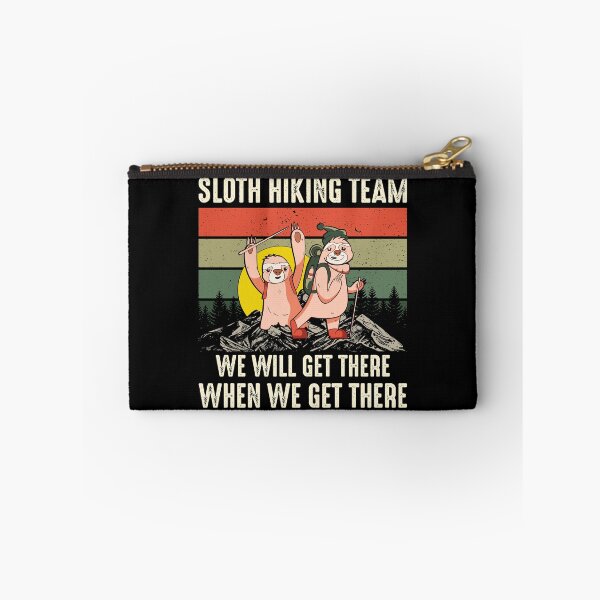 Item preview, Sloth Hiking Team - We will get there, when we get there, Funny Vintage designed and sold by Apoorv Choudhary.