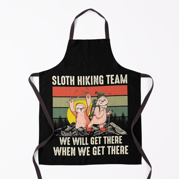 Item preview, Sloth Hiking Team - We will get there, when we get there, Funny Vintage designed and sold by Apoorv Choudhary.