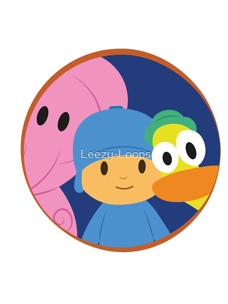 Drawings To Paint & Colour Pocoyo - Print Design 009