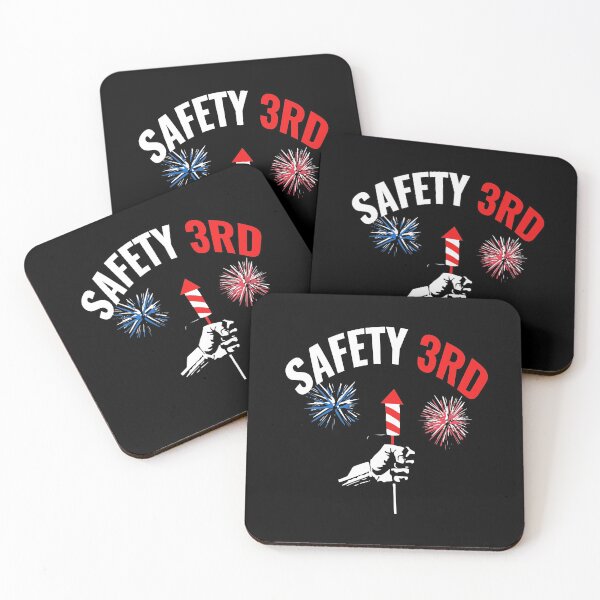 Item preview, fireworks Safety Third shirt, safety third mask, safety third sticker designed and sold by AMZBlacKStore.