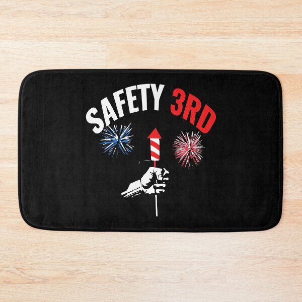 Item preview, fireworks Safety Third shirt, safety third mask, safety third sticker designed and sold by AMZBlacKStore.