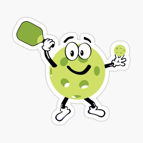 Pickleball Woman Decal.