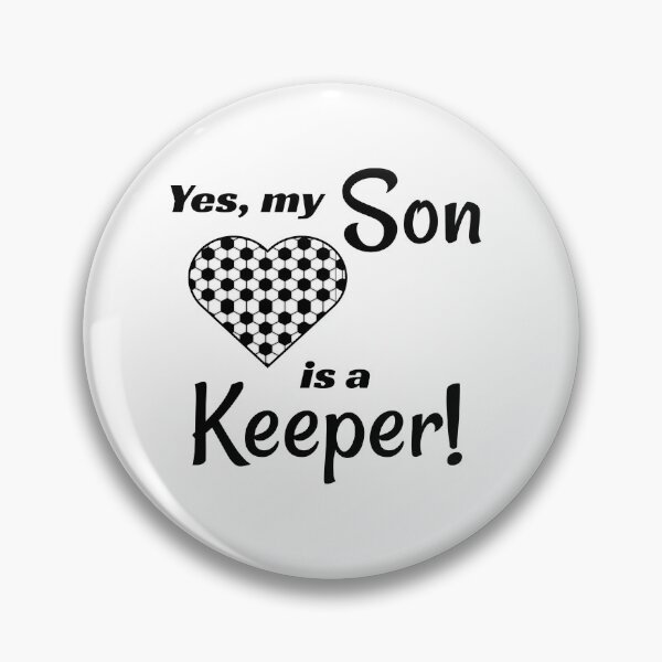 Item preview, Soccer Keeper Son for Soccer Football Parents, Gift for Mom, Gift for Dad, Gift for Soccer Fan designed and sold by SmokeyRidge.