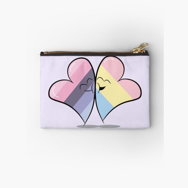 Item preview, Two Hearts in Love (Omnisexual and Pansexual Pride Flags) designed and sold by FrolicDesigns.