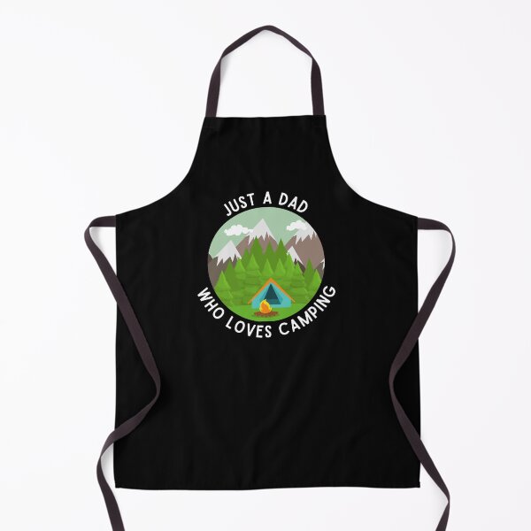 Item preview, JUST A DAD WHO LOVES CAMPING designed and sold by SurbDesigns.
