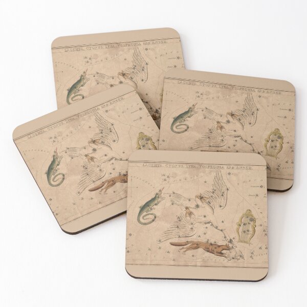 Item preview, Vintage Constellations - Lizard, Swan, Fox, Harp designed and sold by OddPop.