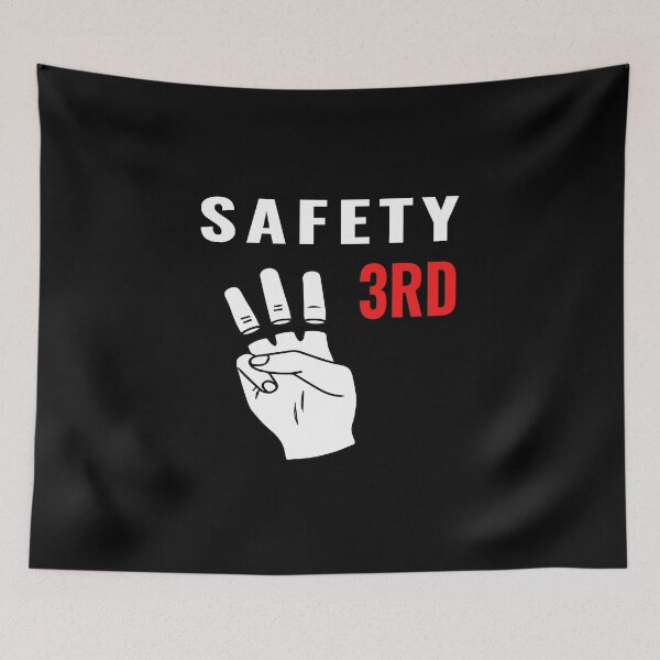 Item preview, fireworks Safety Third shirt, safety third mask, safety third sticker designed and sold by AMZBlacKStore.
