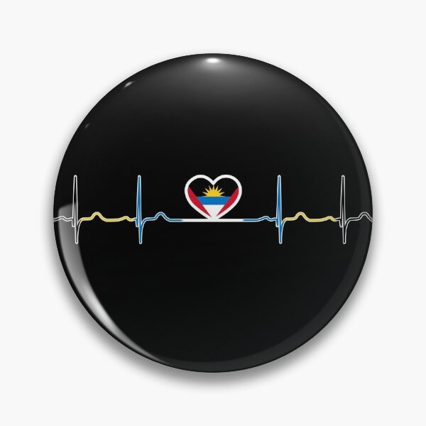 Item preview, Heartbeat Antigua and Barbuda designed and sold by Heartbeatsalad.
