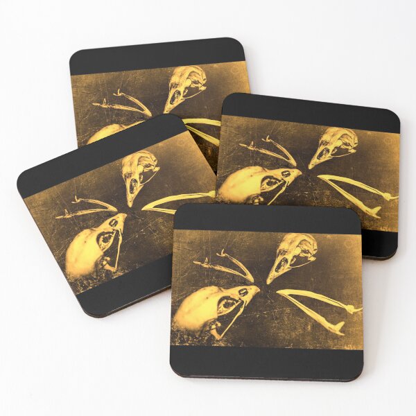 Item preview, Bird Skulls & Bones Sepia Photograph Design designed and sold by EarthArtDesigns.