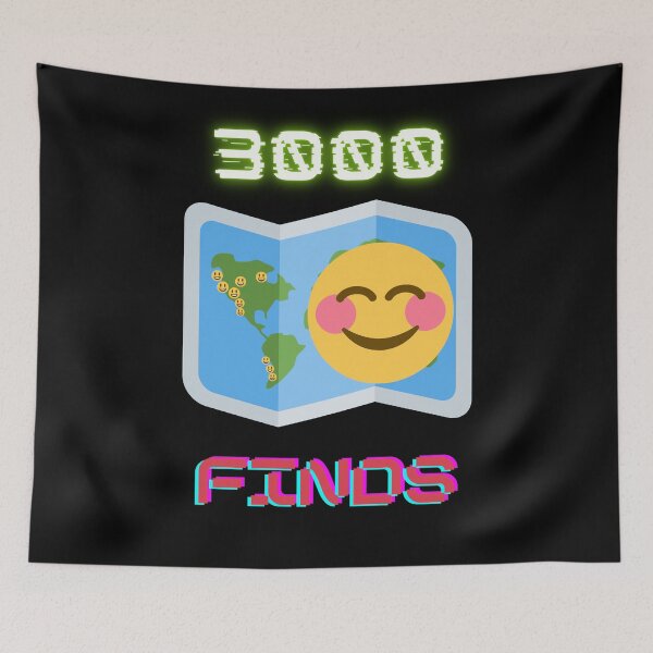 Item preview, 3000 finds Whoo Hoo!  Time to Celebrate designed and sold by GeoTeasters.