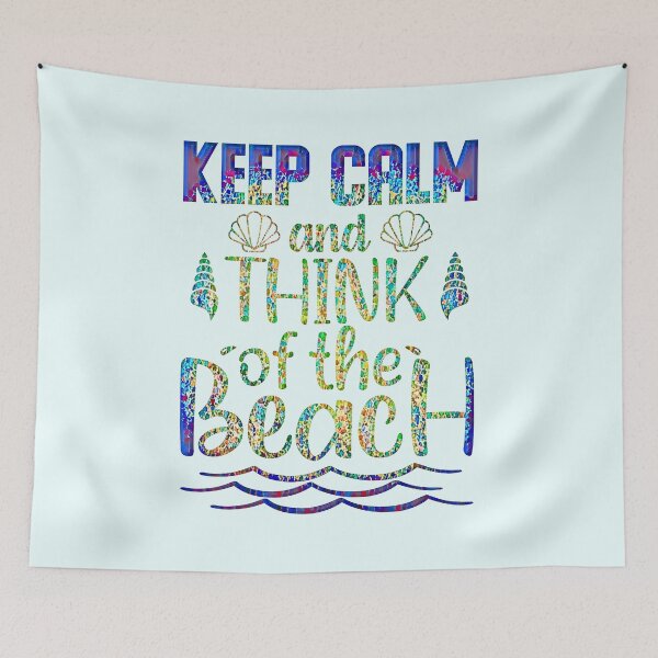 Item preview, Keep Calm and Think of the Beach  designed and sold by CristalleLisa.