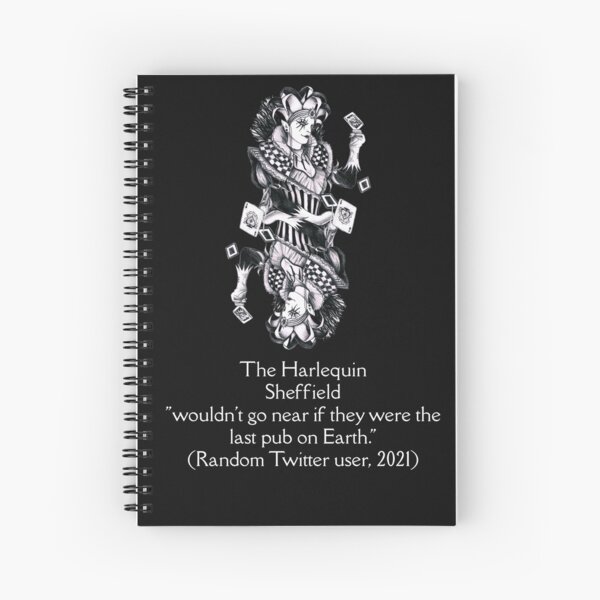 last pub - mirror image Spiral Notebook