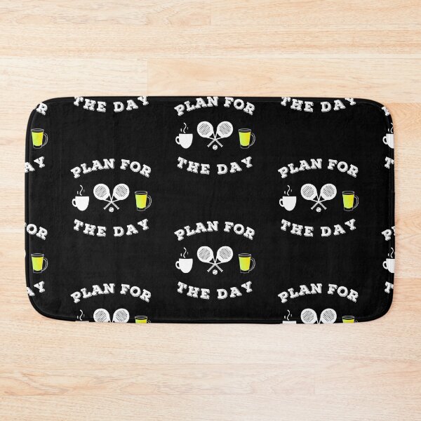 Item preview, Plan For The Day Padel Tennis Coffee Beer designed and sold by FunSilly.