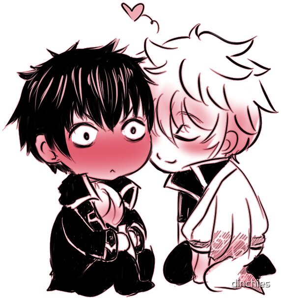 "GinHiji ♥" Stickers by dinchies | Redbubble