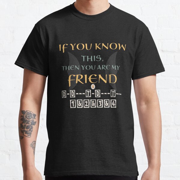 Gift for belly dance teachers- baladi rhythm quote Classic T-Shirt