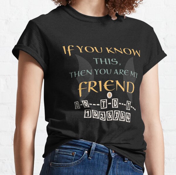 Gift for belly dance teachers- baladi rhythm quote Classic T-Shirt