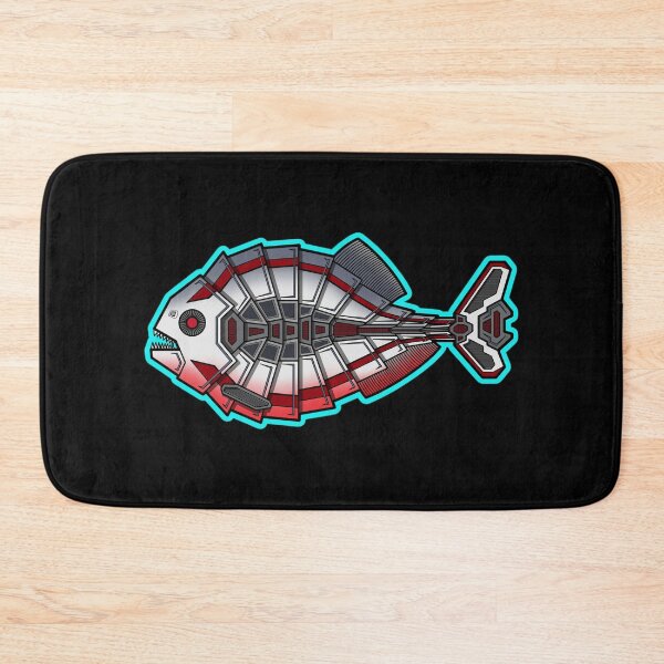 Item preview, Cybernetic piranha with sharp teeth in an armored case designed and sold by Andrew Shishkin.