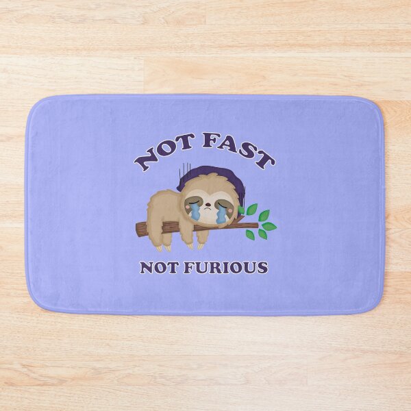 Item preview, Not fast, Not Furious- Funny and cute lazy, sleeping and crying sloth designed and sold by EvaWolf.
