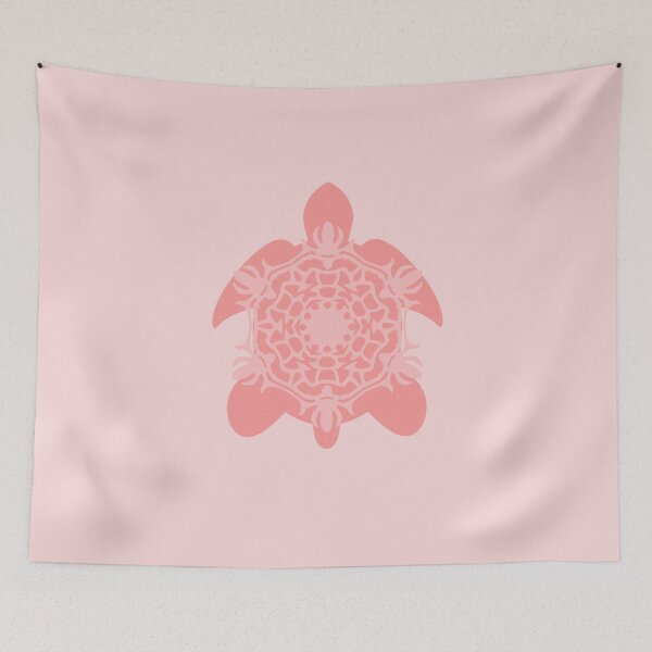 Item preview, Blush Pink Sea Turtle Mandala designed and sold by fontspree.