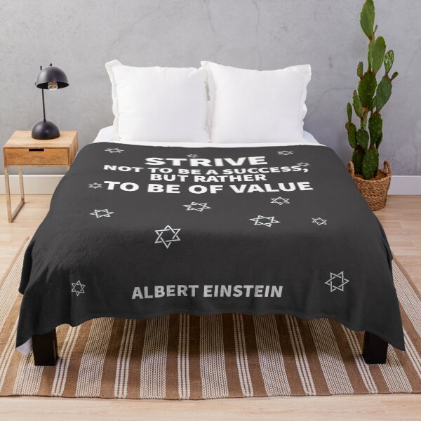 Item preview, STRIVE NOT TO BE A SUCCESS, BUT RATHER TO BE OF VALUE T-Shirt designed and sold by Sulaiteen.