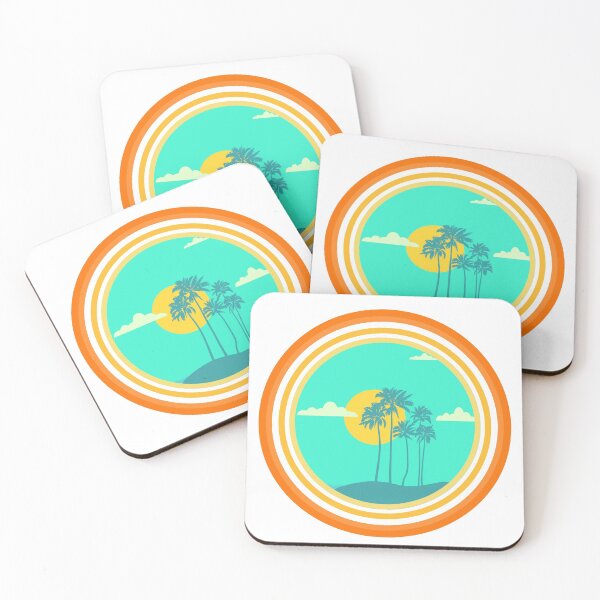 Item preview, Retro Palm Trees designed and sold by artistoutfitter.