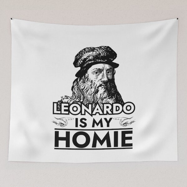 Item preview, Leonardo da Vinci is My Homie Renaissance Festival  designed and sold by The Junto Shop.