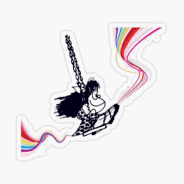 bonheur mafalda Sticker transparent