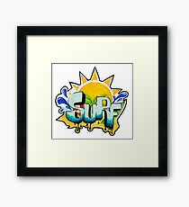 Surf Framed Print