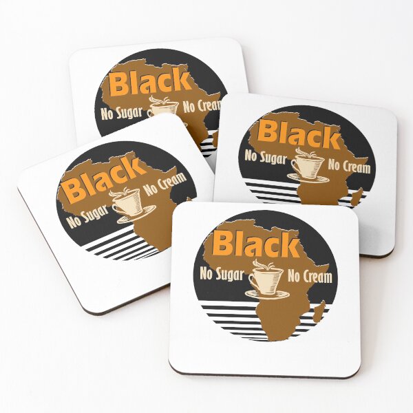 Item preview, Black, No Sugar No Cream designed and sold by FOX1999-Design.