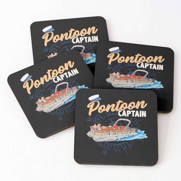 Item preview, Funny Pontoon Captain Pontoon Boat Boating Lake designed and sold by revelever.