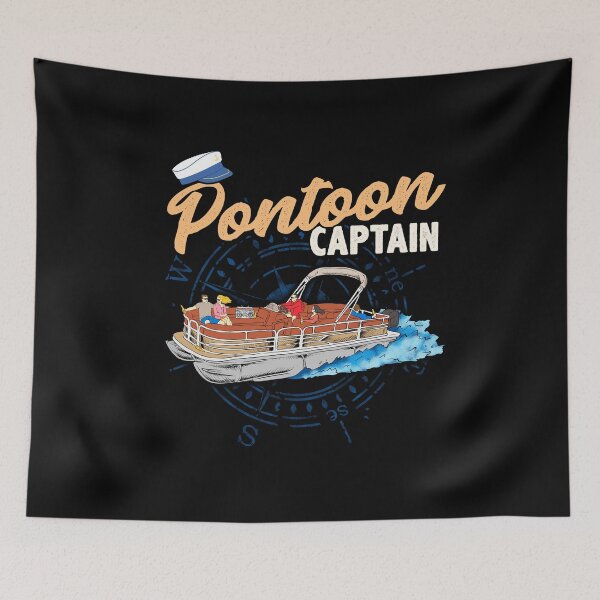 Item preview, Funny Pontoon Captain Pontoon Boat Boating Lake designed and sold by revelever.