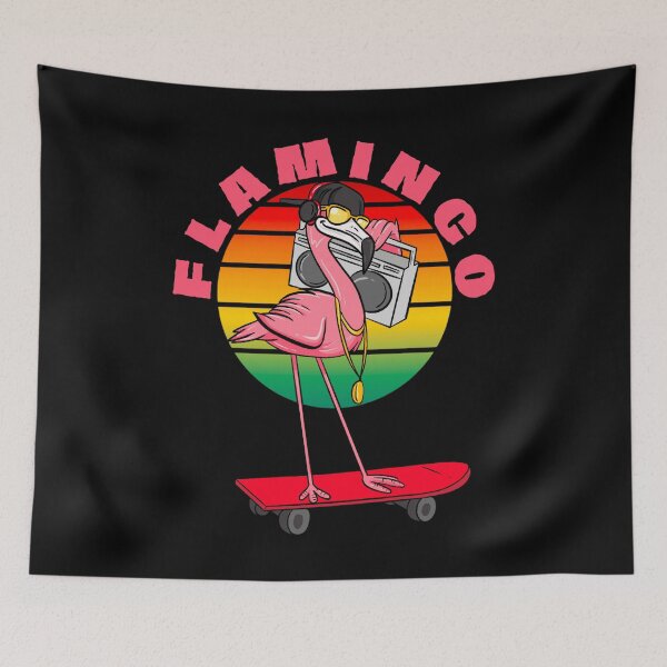 Item preview, Flamingo Skateboarding designed and sold by Mixture-DESIGN.
