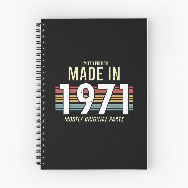 Item preview, Limited Edition Made In 1971 Mostly Original Parts - Funny Vintage Years Old Birthday Gifts. designed and sold by ALITOPRINCE.