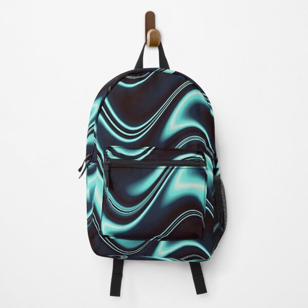 Item preview, Aqua Blue waves designed and sold by cutecrazytshirt.