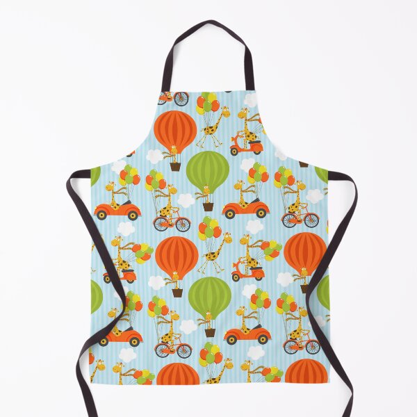 Item preview, Cartoon Giraffe Balloon Pattern designed and sold by PatternTale.