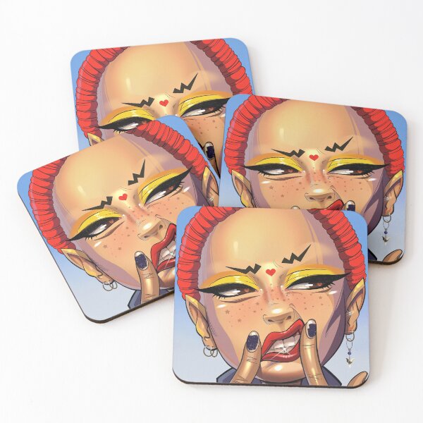 Item preview, Uglyworldwide inspired Illustration designed and sold by AlunaCreates.
