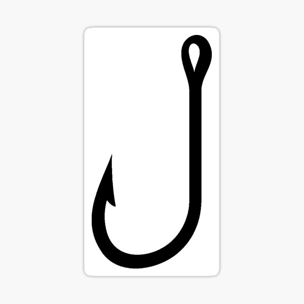 Hook Sticker for Sale by Bainer