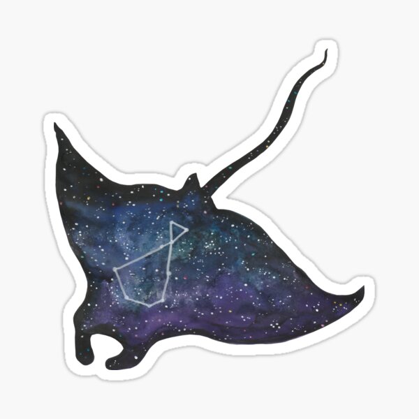 Piscis Austrinus the Star Ray Sticker