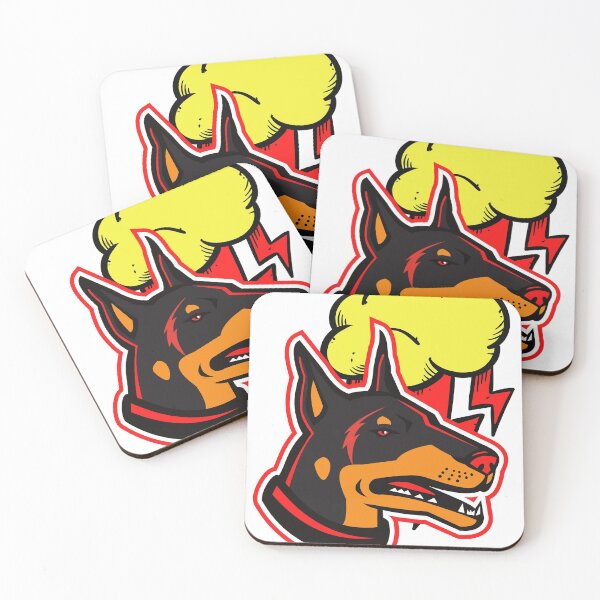 Item preview, doberman thunder, tough dog designed and sold by wonderfloral.
