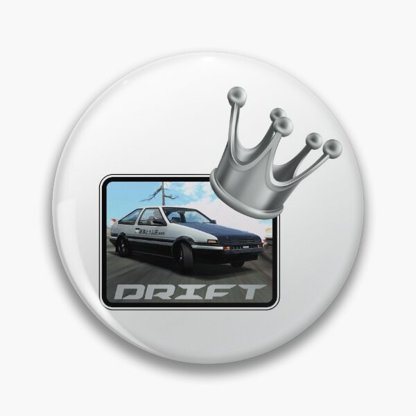 Item preview, Drift King! Silver Crown (On White) designed and sold by epinkb.