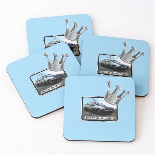 Item preview, Drift King! Silver Crown (On Blue) designed and sold by epinkb.