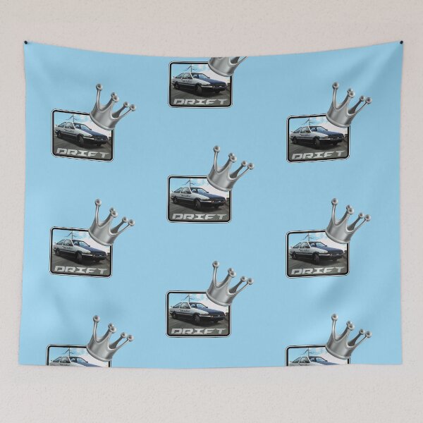 Item preview, Drift King! Silver Crown (On Blue) designed and sold by epinkb.