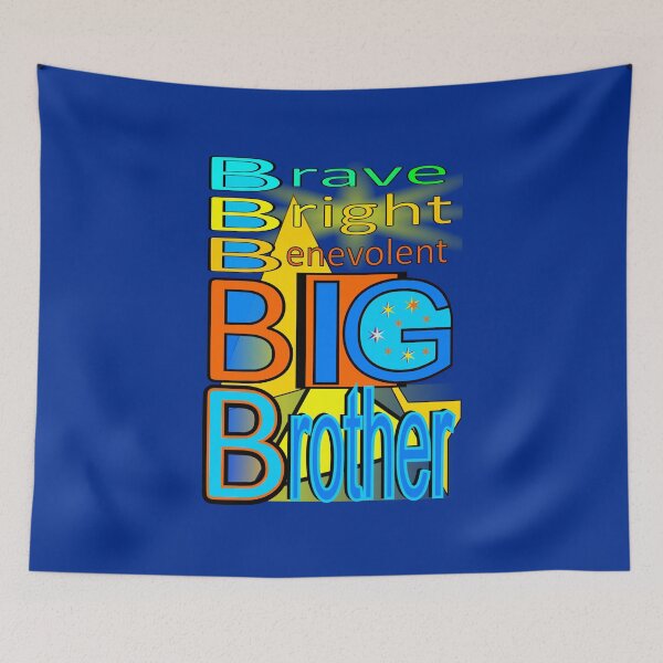 Item preview, Brave Bright Benevolent Big Brother designed and sold by artfulnotebook.