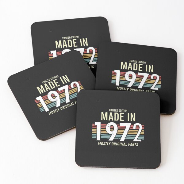 Item preview, Limited Edition Made In 1972 Mostly Original Parts - Funny Vintage Years Old Birthday Gifts. designed and sold by ALITOPRINCE.