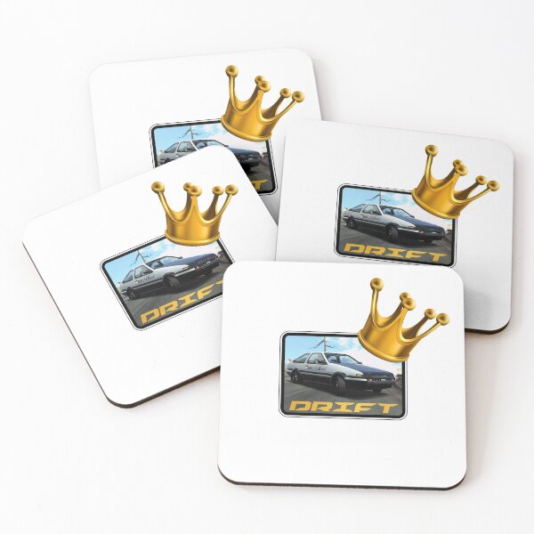 Item preview, Drift King! Gold Crown (On White) designed and sold by epinkb.